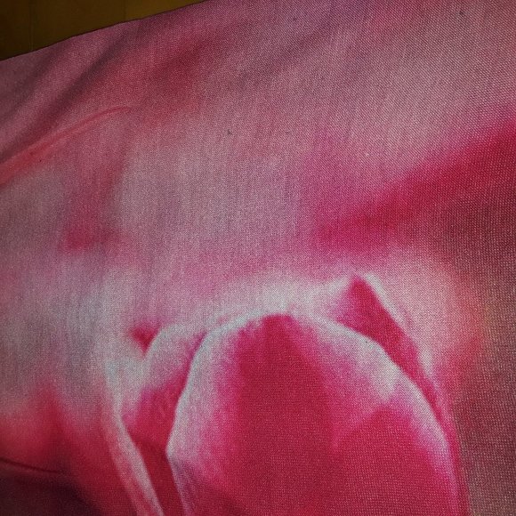 Pink Tulip Neck Gaiter Ski Mask Face Mouth Cover - Picture 4 of 4